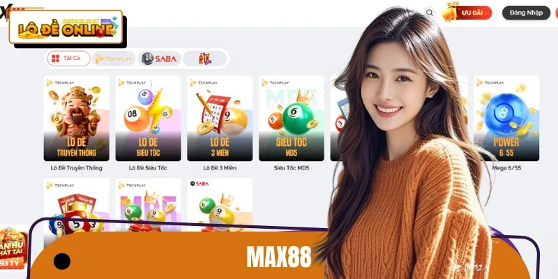 Lô đề Online tại MAX88 sở hữu tỷ lệ thắng cao